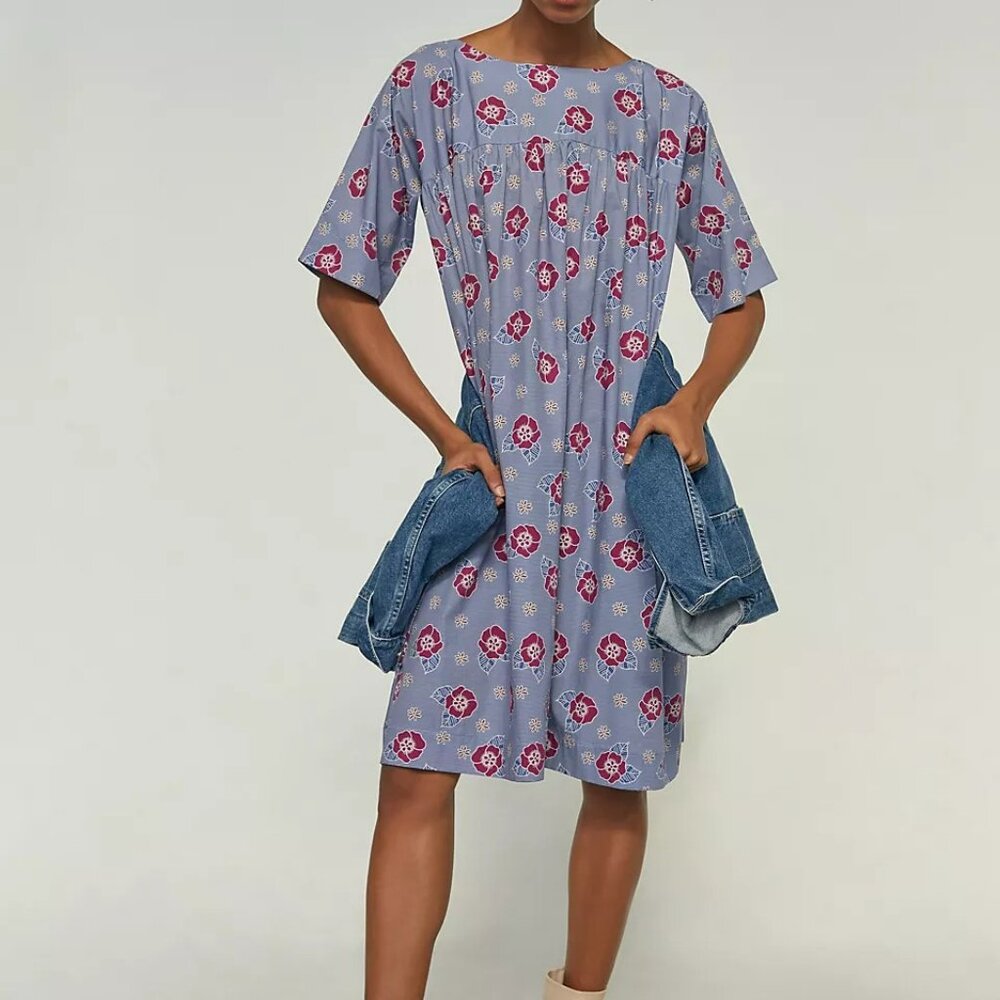 Carleen Boho Floral Tunic Dress